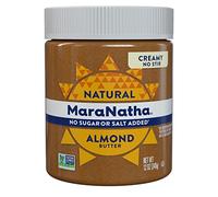 MaraNatha Beurre d'amande crémeux naturel, sans mélange, sans sucre ni sel, pot de 340 ml