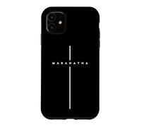 Maranatha Citation Grecque Viens Seigneur avec la Croix de Coque pour iPhone 11
