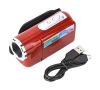 Maranon Caméra vidéo caméscope, 2 Pouces TFT LCD Sceen Vlogging caméra enregistreur HD numérique 16X Zoom caméscope avec Micro USB pour Enfants (Rouge)