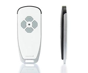 Marantec 101117 Digital 663 Émetteur Manuel-Télécommande sans Fil à 3 canaux-Ouvre-Porte de Garage, Blanc