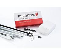 Marantec Comfort 260 Speed Actionneur de porte de garage - Ouverture de porte en moins de 10 secondes à 650 N - Poids maximal de la porte : 110 kg - Avec rail et émetteur manuel bi-gauche