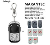 Marantec Digital D302 D304 D313 D323 384 382 212 214 211 221 232 231 Télécommande De Porte De Garage 433mhz Fixed Code Gate Opener