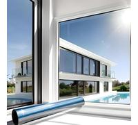 MARAPON Film de Protection Solaire, Opaque, pour fenêtre, Installation en intérieur, Brise-Vue, Protection UV, Opaque de l'extérieur, réduction des Rayons du Soleil, 0,445 x 2 m