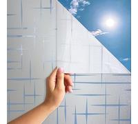 MARAPON® Film Fenêtre Anti Regards avec Étoiles [44.5x200cm] avec E-Book et Conseils - Film Occultant Fenêtre Statique - Brise Vue Fenêtre Autocollant Opaque - Film Fenêtre Intimité Salle de Bain