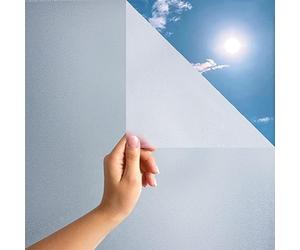 MARAPON® Film Fenêtres Anti Regards Autocollant Opaque [30x200 cm] avec eBook et Conseils Professionnels - Film Occultant Fenêtre Anti-UV - Brise Vue Fenêtre Dépoli - Film Fenêtre