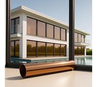 MARAPON® Film Fenêtre Anti Regards Miroir Autoadhésif [90x200 cm] - Film Occultant Fenêtre Anti-UV, Infrarouge - Brise Vue Fenêtre Protection Thermique pour Lucarnes - Film Miroir pour Fenêtre