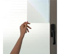 MARAPON® Film fenêtre à Fines Rayures [118x200cm] avec e-Book et Conseils - Film d'occultation fenêtre Adhérence Statique - Protection visuelle fenêtre Mat - Film fenêtre Opacité Autocollant