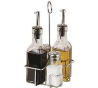 MARASKA MENAGERE 4 Piece sel/Poivre/Huile/vinaigre.