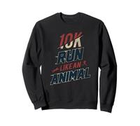 Marathon 10 km Courir comme Un Animal Sweatshirt