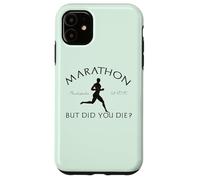 Marathon But You Die ? Pheidippides 490 BC Running Meme Coque pour iPhone 11