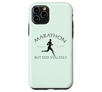 Marathon But You Die ? Pheidippides 490 BC Running Meme Coque pour iPhone 11 Pro