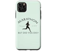Marathon But You Die ? Pheidippides 490 BC Running Meme Coque pour iPhone 11 Pro Max