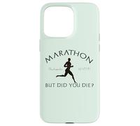 Marathon But You Die ? Pheidippides 490 BC Running Meme Coque pour iPhone 15 Pro Max