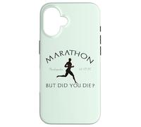 Marathon But You Die ? Pheidippides 490 BC Running Meme Coque pour iPhone 16
