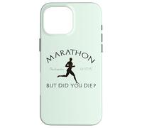 Marathon But You Die ? Pheidippides 490 BC Running Meme Coque pour iPhone 16 Pro Max