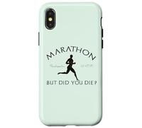 Marathon But You Die ? Pheidippides 490 BC Running Meme Coque pour iPhone X/XS