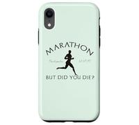 Marathon But You Die ? Pheidippides 490 BC Running Meme Coque pour iPhone XR
