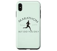 Marathon But You Die ? Pheidippides 490 BC Running Meme Coque pour iPhone XS Max