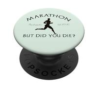Marathon But You Die ? Pheidippides 490 BC Running Meme PopSockets PopGrip Adhésif