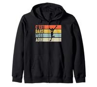 Marathon C'est dans Mon adn Marathonien Coureur Couri Humour Sweat à Capuche