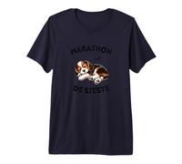 Marathon de Sieste pour Les Amoureux des Chiens T-Shirt Haut de Gamme