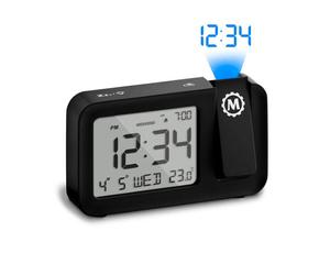 Marathon Las Vegas Réveil digital à projection réglable au plafond avec affichage rétro-éclairé