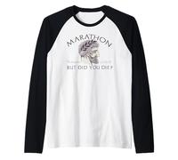 Marathon mais EST-CE Que Vous MOUREZ ? Pheidippides Est 490 BC Run Meme Manche Raglan