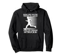 Marathon Runner Trying Catch Ice Cream Truck Running Sweat à Capuche