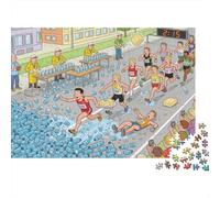 Marathon Station d'eau s'effondre Puzzle en Bois Imperméable Puzzles De 1000 Pièces pour Adultes Cadeaux Impossible Jeux De Stimulants