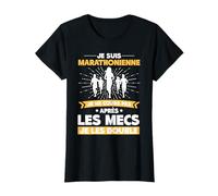 Marathonienne Citation Humour Course à Pied Running T-Shirt