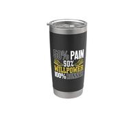 Marathoniens - douleur et volonté Gobelet isotherme en acier inoxydable double paroi