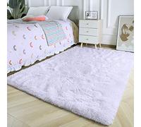 MARATIP Tapis moelleux pour salon, grande taille, salon moderne, fille, tapis doux et moelleux pour la chambre à coucher (blanc pur, 200 x 300 cm)