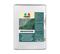 MARBEC BRIGHTSTONE 5LT Protection anti-taches pour traitement effet mouillé spécifique pour marbre, granit, pierre, béton et terrazzo à faible absorption.