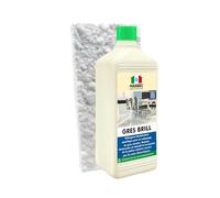 MARBEC GRES BRILL 1LT + TAMPON EN MÉLAMINE Détergent spécifique pour le nettoyage du grès cérame. Nettoie, détartrage et ralentit la formation de calcaire due à l'eau domestique.
