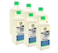 MARBEC GRES BRILL 1LTX6PCS Détergent spécifique pour le nettoyage du grès cérame. Nettoie, détartrage et ralentit la formation de calcaire due à l'eau domestique.