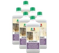 MARBEC MICRONET 1LTX6PCS Nettoyant spécifique pour éliminer le trafic piétonnier des matériaux en pierre microporeux, tels que la pierre, le travertin et le grès cérame.