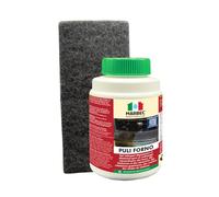MARBEC PULI FORNO 1KG + TAMPON DU FOUR Gel détartrant détergent et dégraissant pour fours, barbecues, casseroles et plats de cuisson. Inodore, puissant contre les croûtes noires.