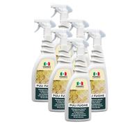 MARBEC PULI FUGHE 750MLX6Pcs Détergent pour blanchir les joints et éliminer la saleté intense due au piétinement et à la graisse des carreaux de sol et de mur.