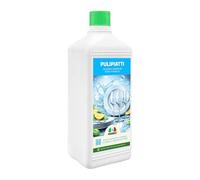 MARBEC PULIPIATTI 1LT Détergent pour vaisselle concentré, dégraissant efficace à l'eau froide, rinçage rapide, parfum citron.