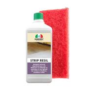MARBEC STRIP RESIL 1LT + TAMPON ROUGE Nettoyant décapant universel pour sols