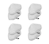 Marbeine 8pcs Lingettes Microfibres pour Balai Vapeur H2O Lavable Rechange pour Nettoyeur Vapeur Triangulaire