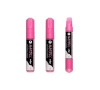 MARBEL - Lot de 3 Marqueurs Universels Pointe Rectangulaire Large 15mm Rose N°475 - DA0222015475Cpack