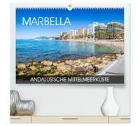 Marbella - andalusische Mittelmeerküste (hochwertiger Premium Wandkalender 2026 DIN A2 quer), Kunstdruck in Hochglanz: Eine Fotoreise durch die andalusische Stadt an der Costa del Sol