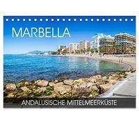 Marbella - andalusische Mittelmeerküste (Tischkalender 2026 DIN A5 quer), CALVENDO Monatskalender: Eine Fotoreise durch die andalusische Stadt an der Costa del Sol