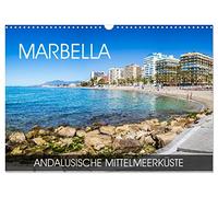 Marbella - andalusische Mittelmeerküste (Wandkalender 2026 DIN A3 quer), CALVENDO Monatskalender: Eine Fotoreise durch die andalusische Stadt an der Costa del Sol
