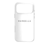 Marbella Espagne/Beach Resort Holiday Design Moderne Polices Coque pour iPhone 17 Pro Max