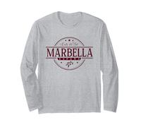 Marbella Espagne - Marbella Costa Del Sol España Label Manche Longue