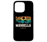 Marbella Espagne Méditerranée Andalousie Plage Coucher de Soleil Coque pour iPhone 15 Pro Max