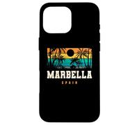 Marbella Espagne Méditerranée Andalousie Plage Coucher de Soleil Coque pour iPhone 16 Pro Max
