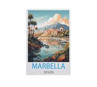 Marbella Espagne，Puzzle 1000 Pièces pour Adultes Se Détendre Assembler Jeu Jouets en Papier Cadeau pour Aîné（50x70cm）-FR58